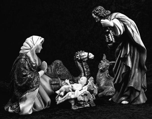 Baby Jesus Art Print featuring the photograph Nativity by Elf EVANS