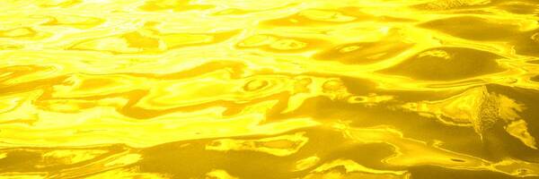 Wall Art Art Print featuring the photograph Colored Wave Long Yellow by Stephen Jorgensen