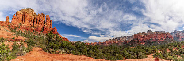 America Art Print featuring the photograph Sedona, AZ - North from Chicken Point by ProPeak Photography