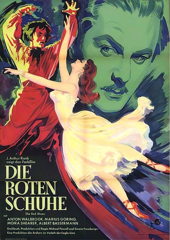 ''The Red Shoes'', 1948 - art by Boris Streimann by Movie World Posters