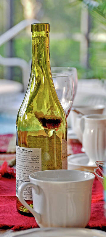 Wine Art Print featuring the photograph The Morning After #1 by John Black
