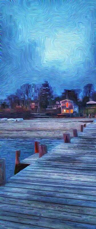 Owen Park Art Print featuring the photograph Harbormasters Office Owen Park by Jeffrey Canha