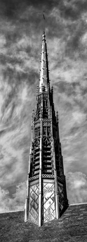 St. Marys Church Art Print featuring the photograph St. Marys Spire by Bob Orsillo