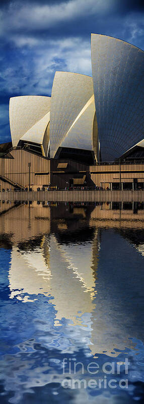 Sydney Opera House Art Print featuring the photograph Sydney Opera House abstract by Sheila Smart Fine Art Photography