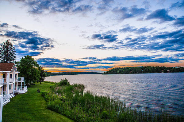 Gull Lake Sunset  by AMB Fine Art Photography