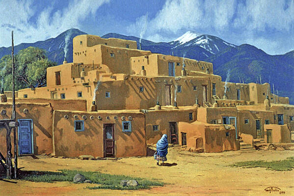 Taos Pueblo by Randy Follis
