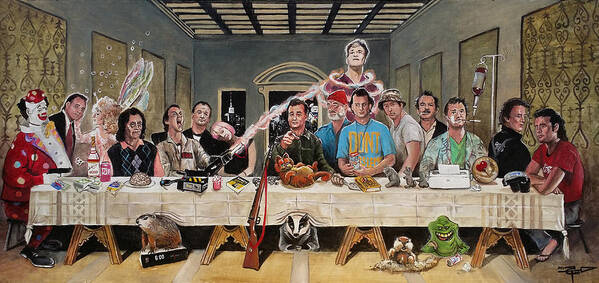 Bills Last Supper by Tom Carlton