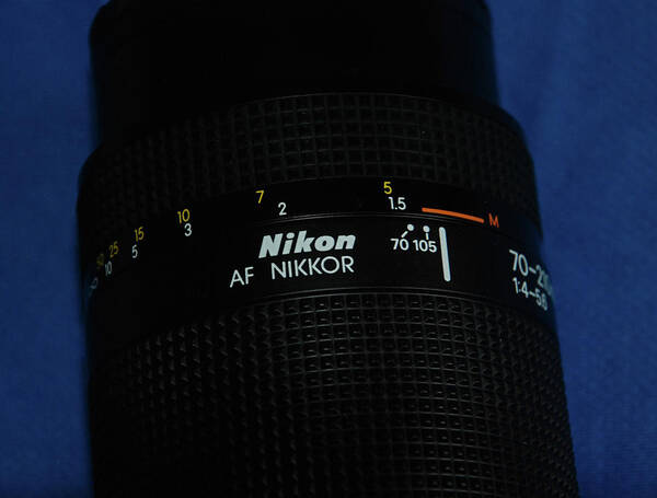 Nikon Art Print featuring the photograph Nikon 70- 210 Mm by Ee Photography