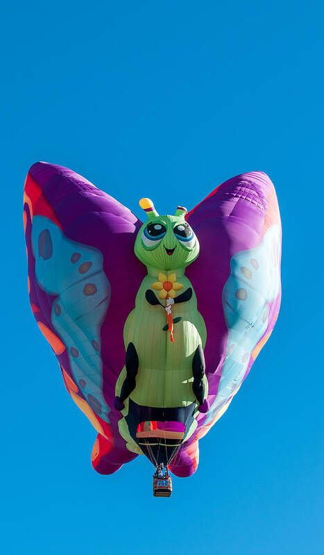 Balloons Art Print featuring the photograph Albuquerque Balloon Fiesta 10 by Lou Novick