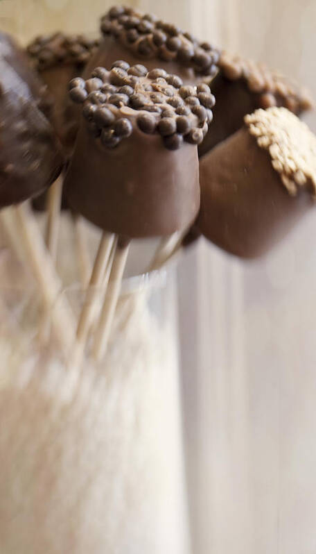 Bonbons Au Chocolat Art Print featuring the photograph Bonbons au Chocolat by Juli Scalzi