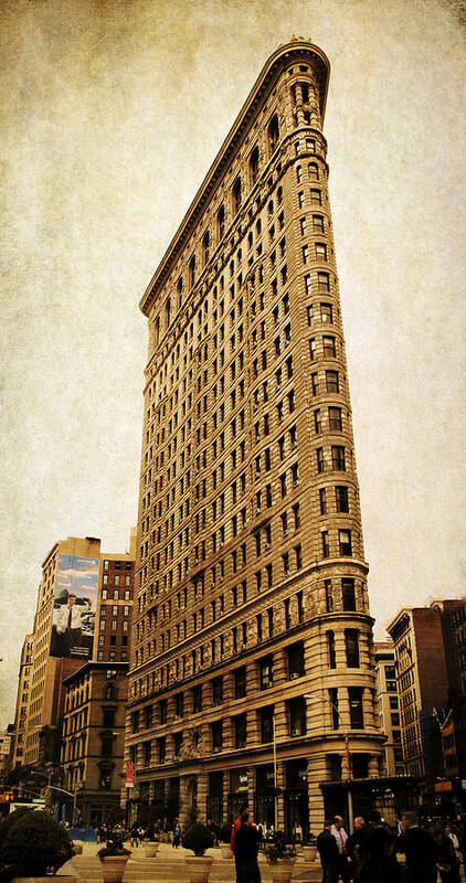 Building. Landmark Art Print featuring the photograph Flatiron DIstrict by Jessica Jenney