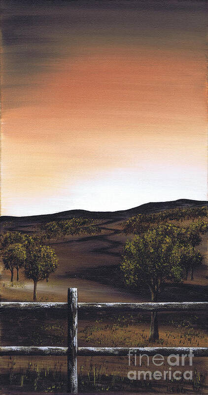 Trees Art Print featuring the painting Freedom Road by Kenneth Clarke