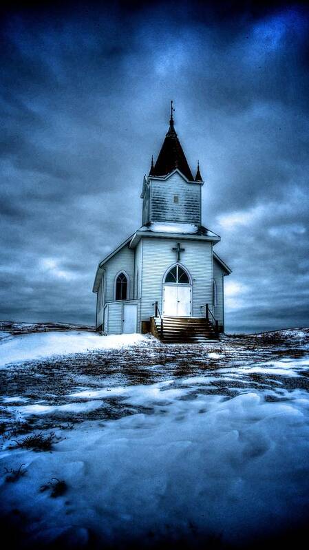 North Dakota Photographs Art Print featuring the photograph God it's Cold by Kevin Bone
