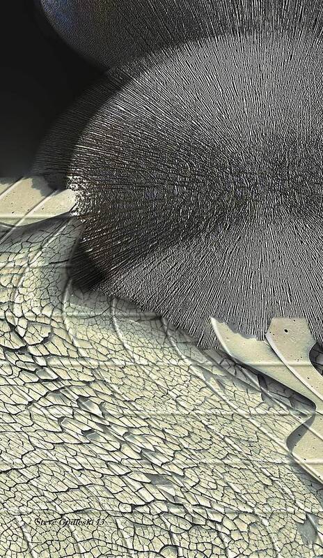 Abstract-hedgehog Art Print featuring the photograph Hedgehog by Steve Godleski