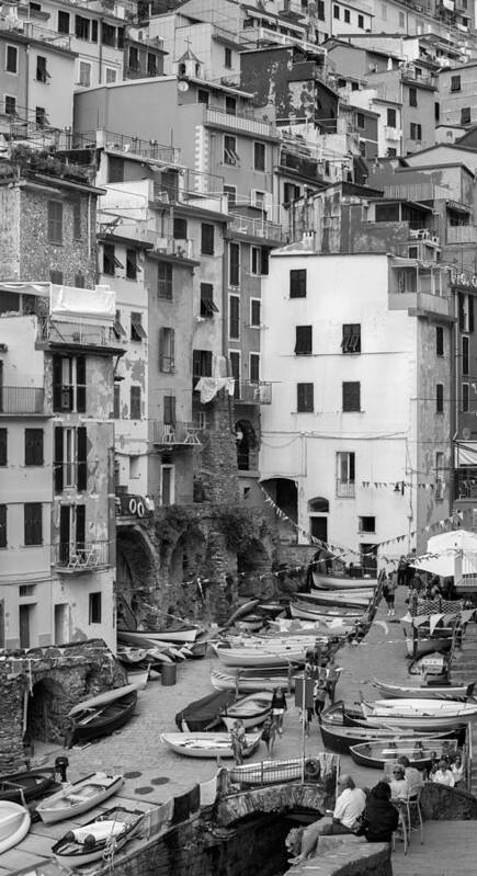 Cinque Terre Art Print featuring the photograph Riomaggiore - Cinque Terre Italy by Carl Amoth