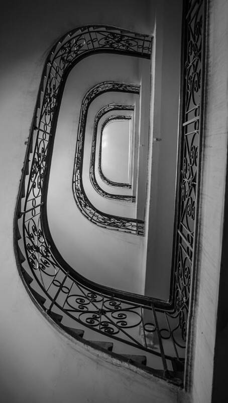 Staircase Art Print featuring the photograph Spiral Staircase by Andreas Berthold