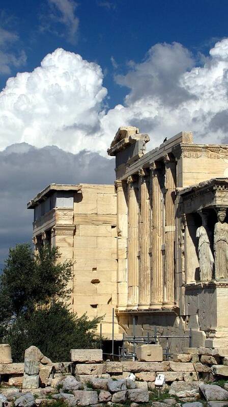 Acropolis Art Print featuring the photograph The Acropolis by Jennifer Wheatley Wolf