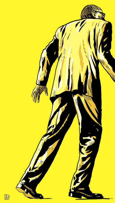 Giallo Art Print featuring the drawing Giallo by Giuseppe Cristiano