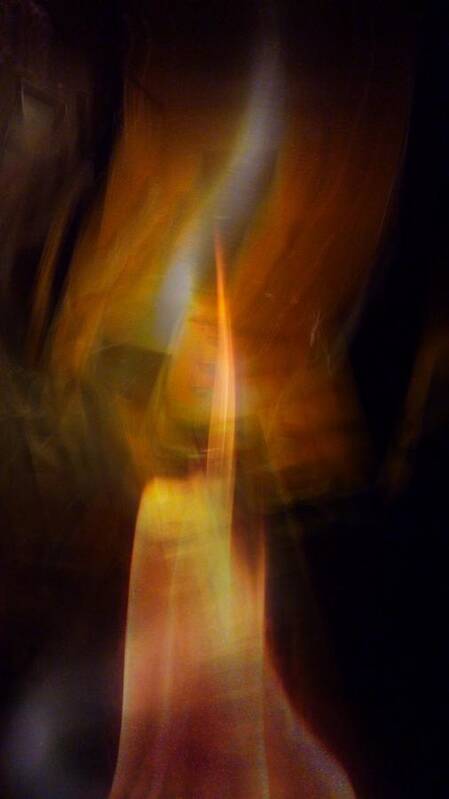 Abstract Art Print featuring the photograph Abstract Light by Anne Thurston