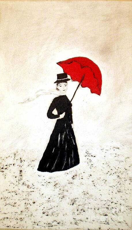 Dreamworld Art Print featuring the painting Mary Poppins by Pilbri Britta Neumaerker