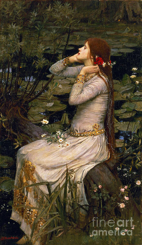 Ophelia Art Print featuring the painting Ophelia by John William Waterhouse