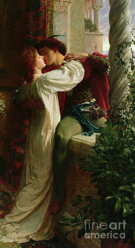Romeo And Juliet Art Print featuring the painting Romeo and Juliet by Sir Frank Dicksee