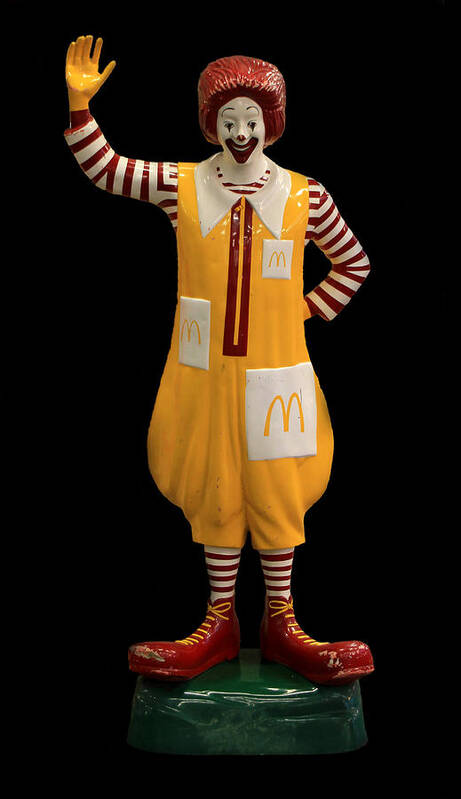 Mcdonalds Art Print featuring the photograph Ronald McDonald by Andrew Fare
