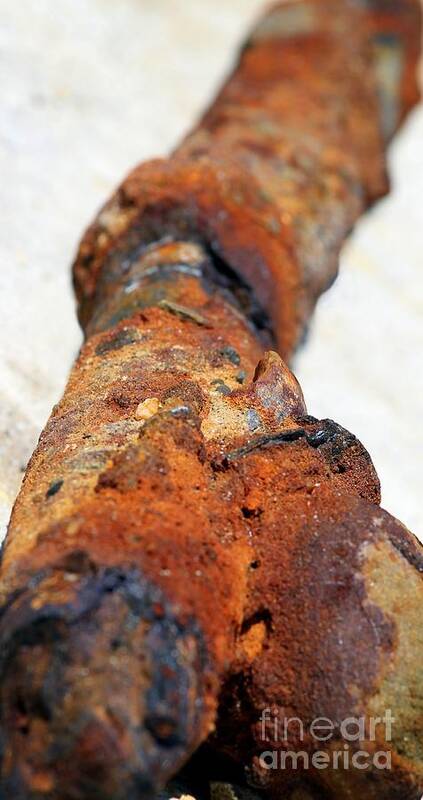 Pipe Art Print featuring the photograph Rust pipe by Henrik Lehnerer