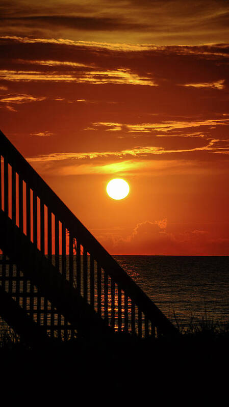 Florida Art Print featuring the photograph Stairway to Heaven Delray Beach Florida by Lawrence S Richardson Jr