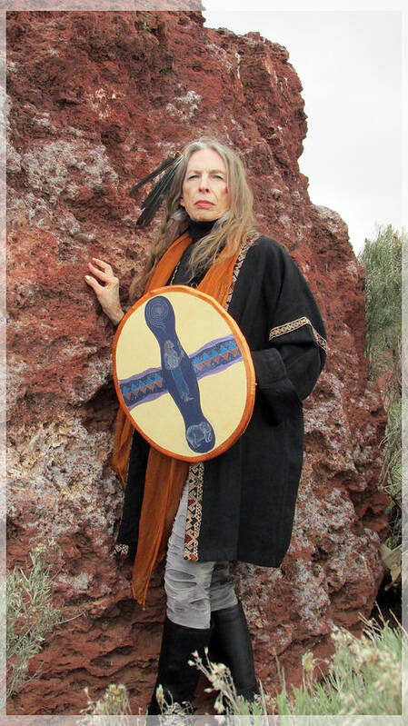 Warrior Art Print featuring the photograph Warrior Woman Guide #2 by Feather Redfox