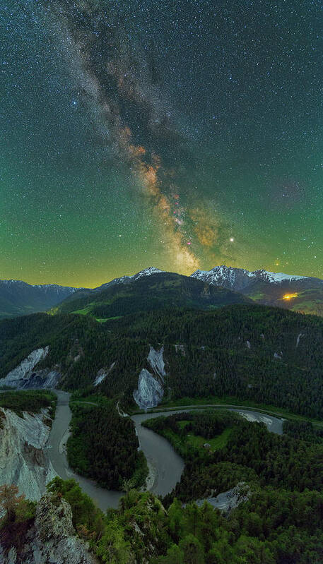 Switzerland Art Print featuring the photograph Gorgeous Night by Ralf Rohner