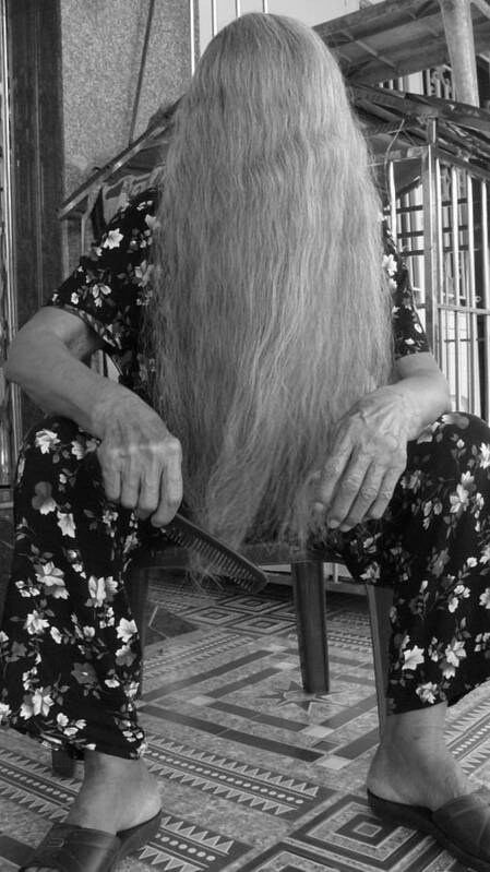 Hair Art Print featuring the photograph Faceless by Robert Bociaga