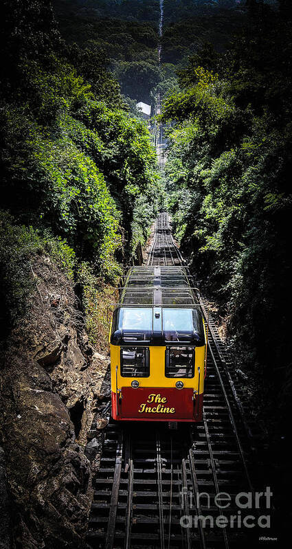 Incline Railway Art Print featuring the photograph Incline Railway Chattanooga by Veronica Batterson