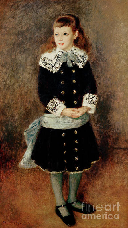Renoir Art Print featuring the painting Portrait of Martha Berard by Pierre-Auguste Renoir