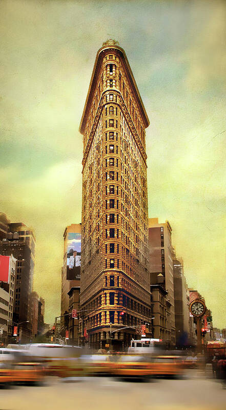 Flatiron Building Art Print featuring the photograph Rush Hour  by Jessica Jenney