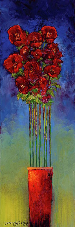 Bloomscapes Art Print featuring the painting Joy In Our Midst by Ford Smith