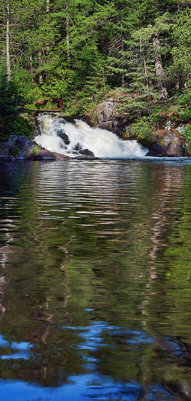 Waterfalls Art Print featuring the photograph Reflections of Tranquility #2 by Leda Robertson