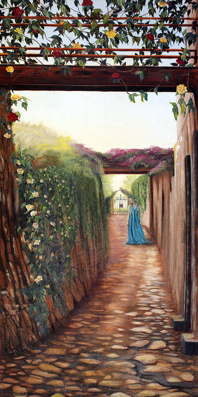 Figurative Art Print featuring the painting The Narrow Gate by Jeanette Sthamann