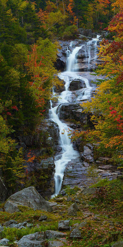 Waterfall Art Print featuring the photograph Silver Cascade Waterfall by Dale J Martin