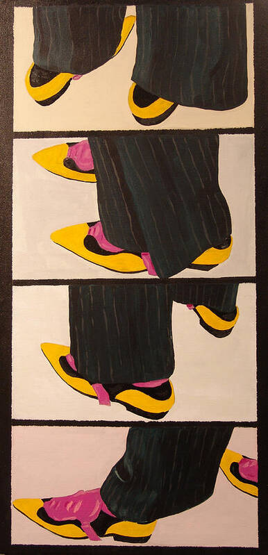 New Museum Art Print featuring the painting Dancin Shoes by Kevin Callahan