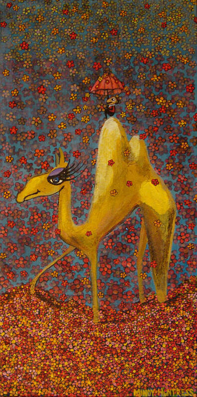Camel Art Print featuring the painting Justify by Mindy Huntress