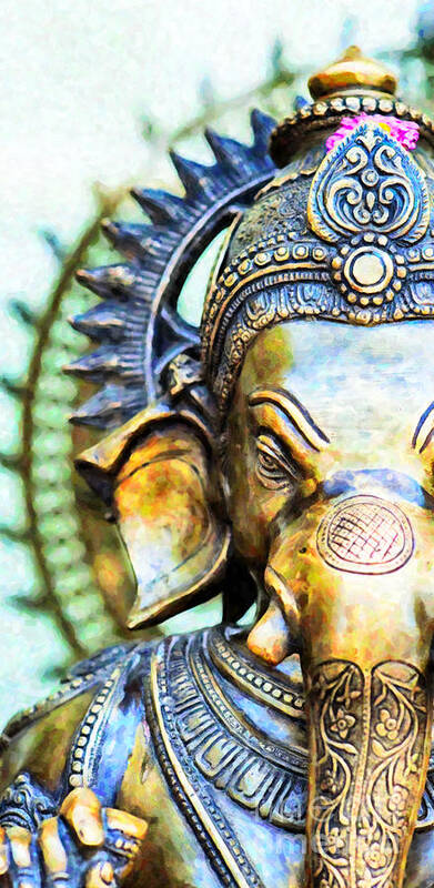 Ganesha Art Print featuring the photograph Lord Ganesha by Tim Gainey