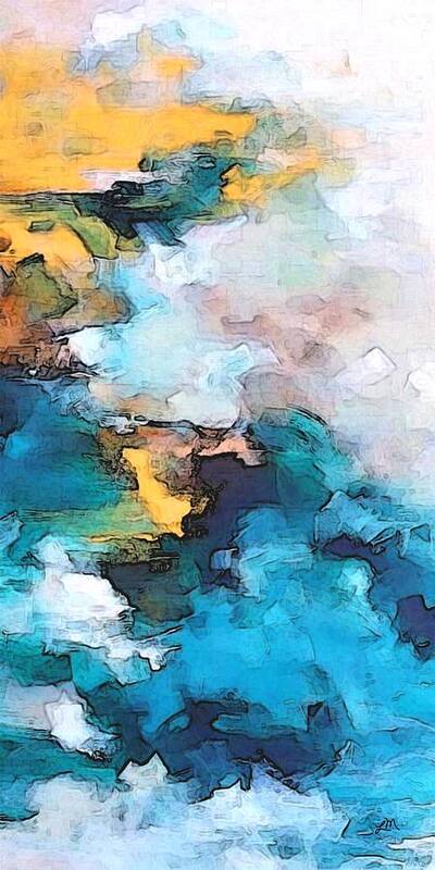 Abstract Art Print featuring the digital art Sweet Memory Shades by Linda Mears