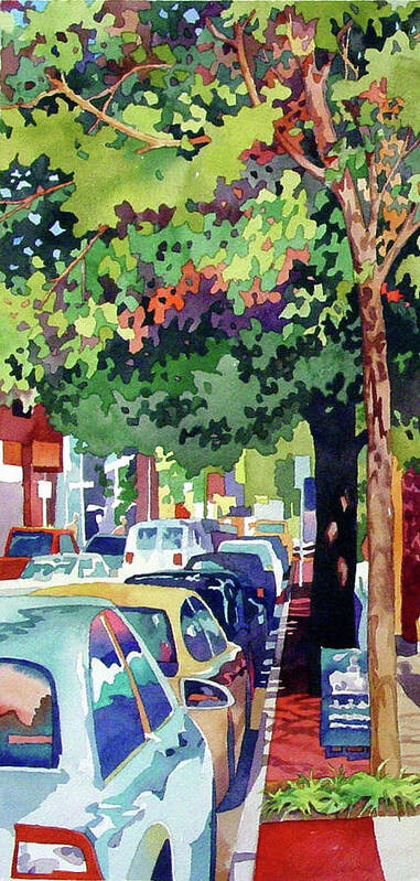 City Art Print featuring the painting Urban Jungle by Mick Williams