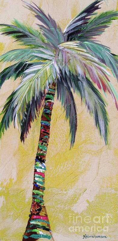 Zest Palm I Art Print featuring the painting Zest Palm I by Kristen Abrahamson