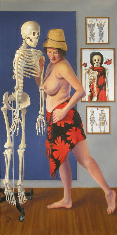 Realism Art Print featuring the painting Dances with Death #2 by Donelli DiMaria