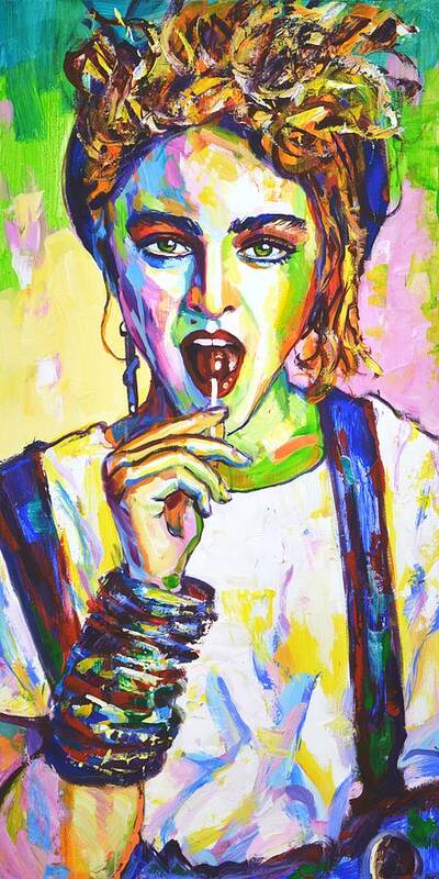 Madonna Art Print featuring the painting Madonna 2. by Iryna Kastsova