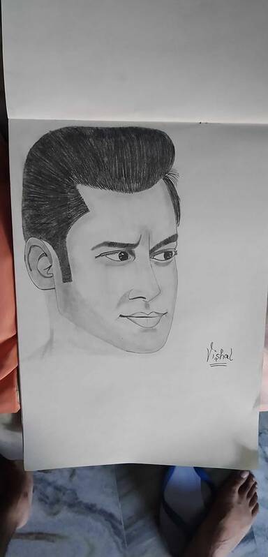 Portrait of Salman Khan by rajuarya on Stars Portraits - 2