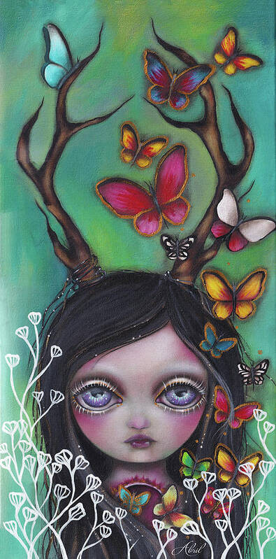 Butterfly Art Print featuring the painting Season of Change by Abril Andrade