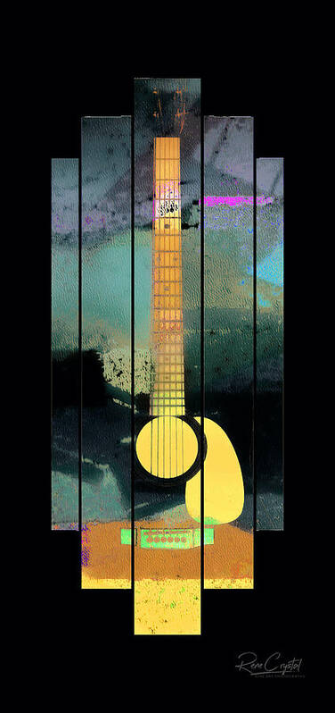 Guitars Art Print featuring the photograph Vertical Strings by Rene Crystal
